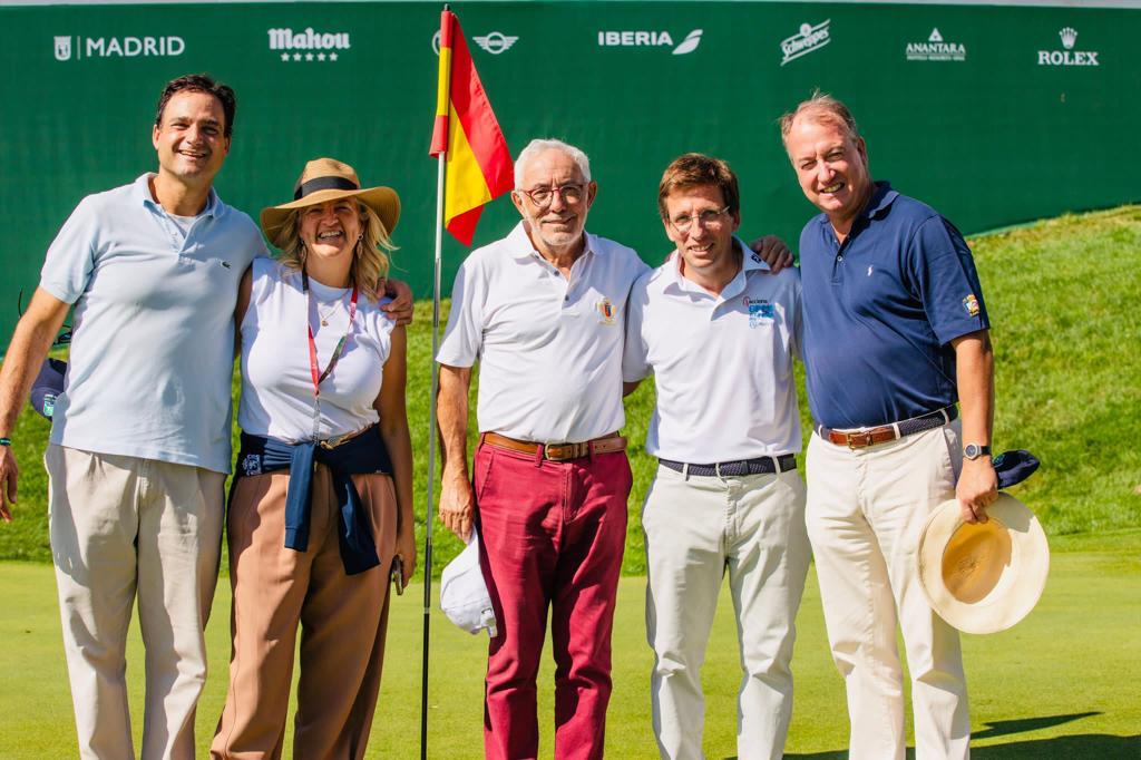 Con el Alcalde de Madrid en el Open